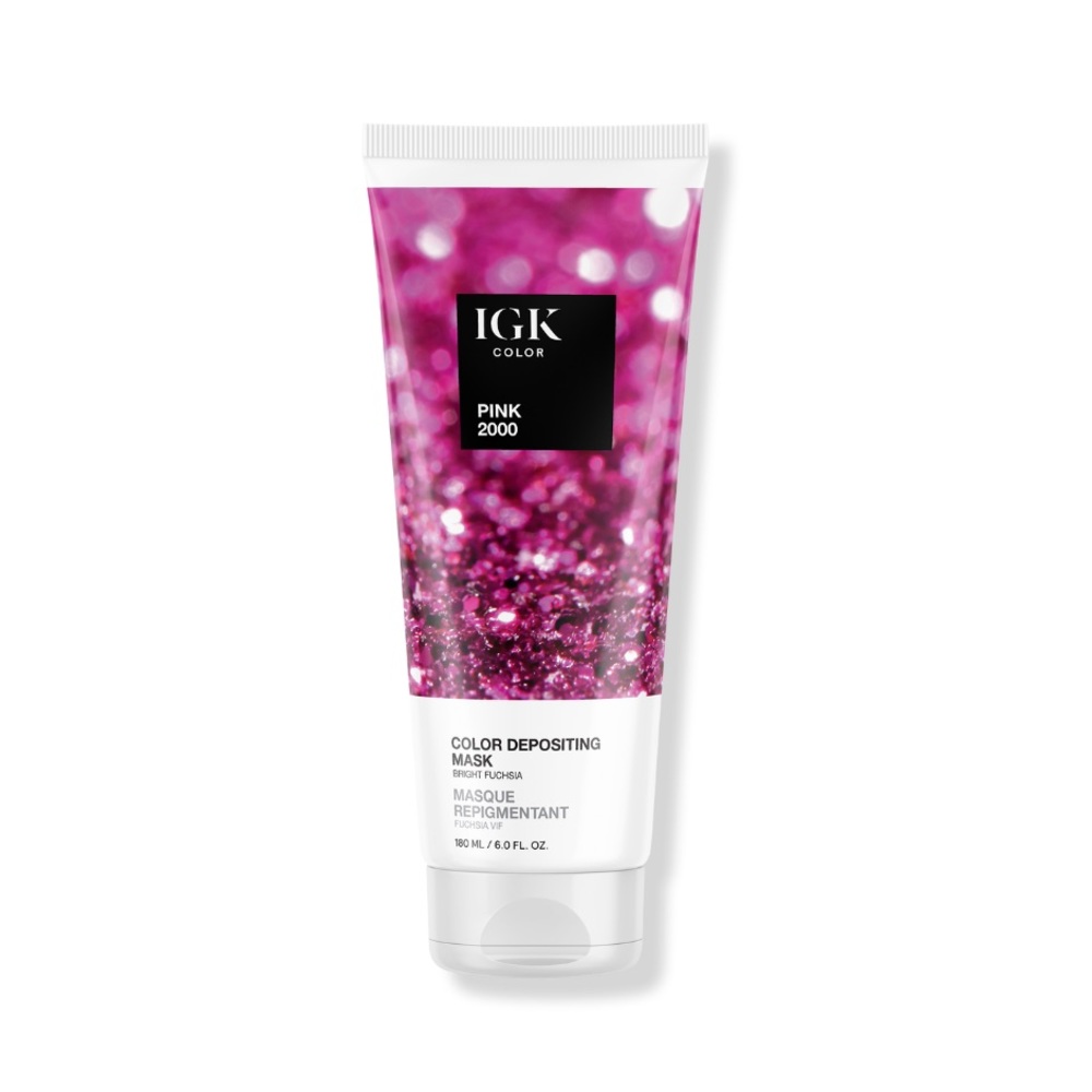 NEW IGK Color Depositing Mask Pink 2000 (Bright Fuchsia) Full Size